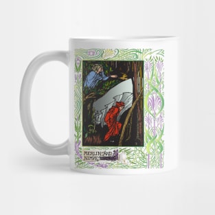 Merlin and Nimue by Beardsley Mug